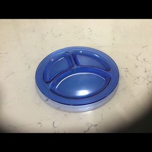 Antique Vintage Cobalt Blue Plate
